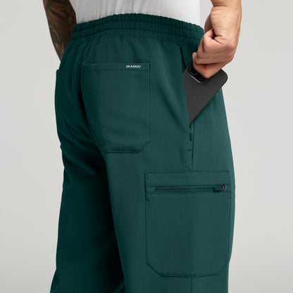 Osmo 8-Pocket Scrub Jogger - Midnight Green