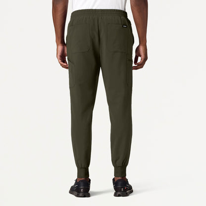 Osmo 8-Pocket Scrub Jogger - Deep Olive