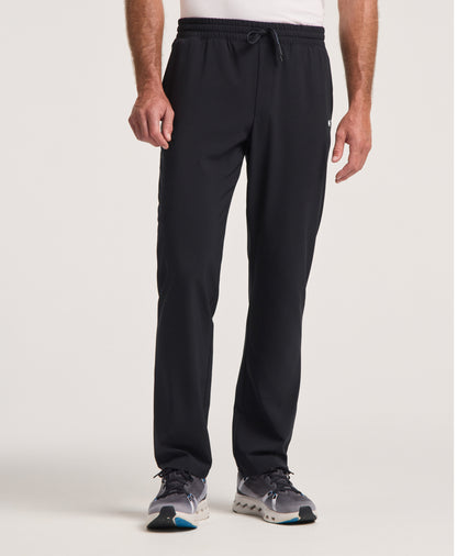 Jaanuu Brooks Straight-Leg Scrub Pant in Black, product photo 1 of 6