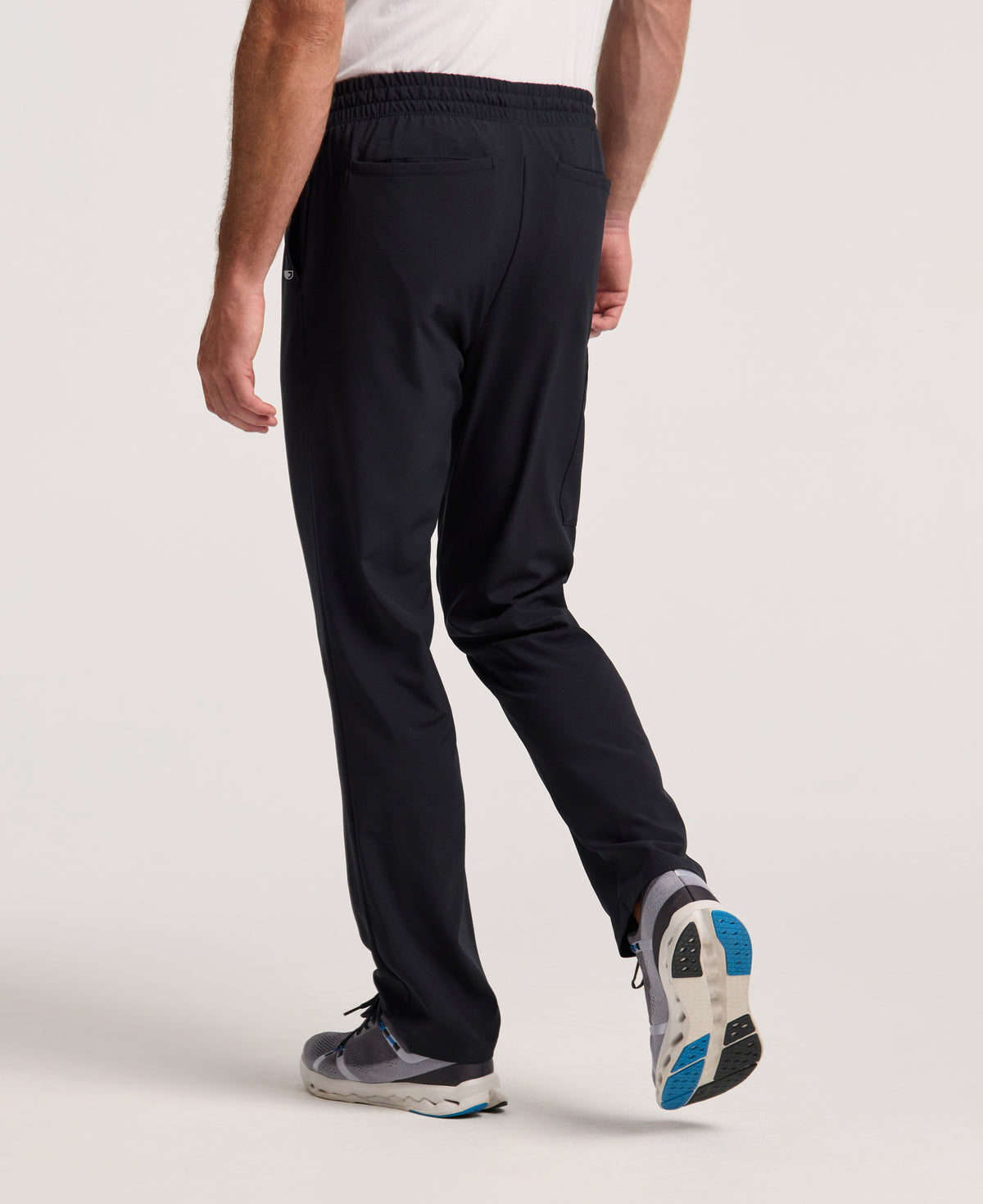 Jaanuu Brooks Straight-Leg Scrub Pant in Black, product photo 4 of 6