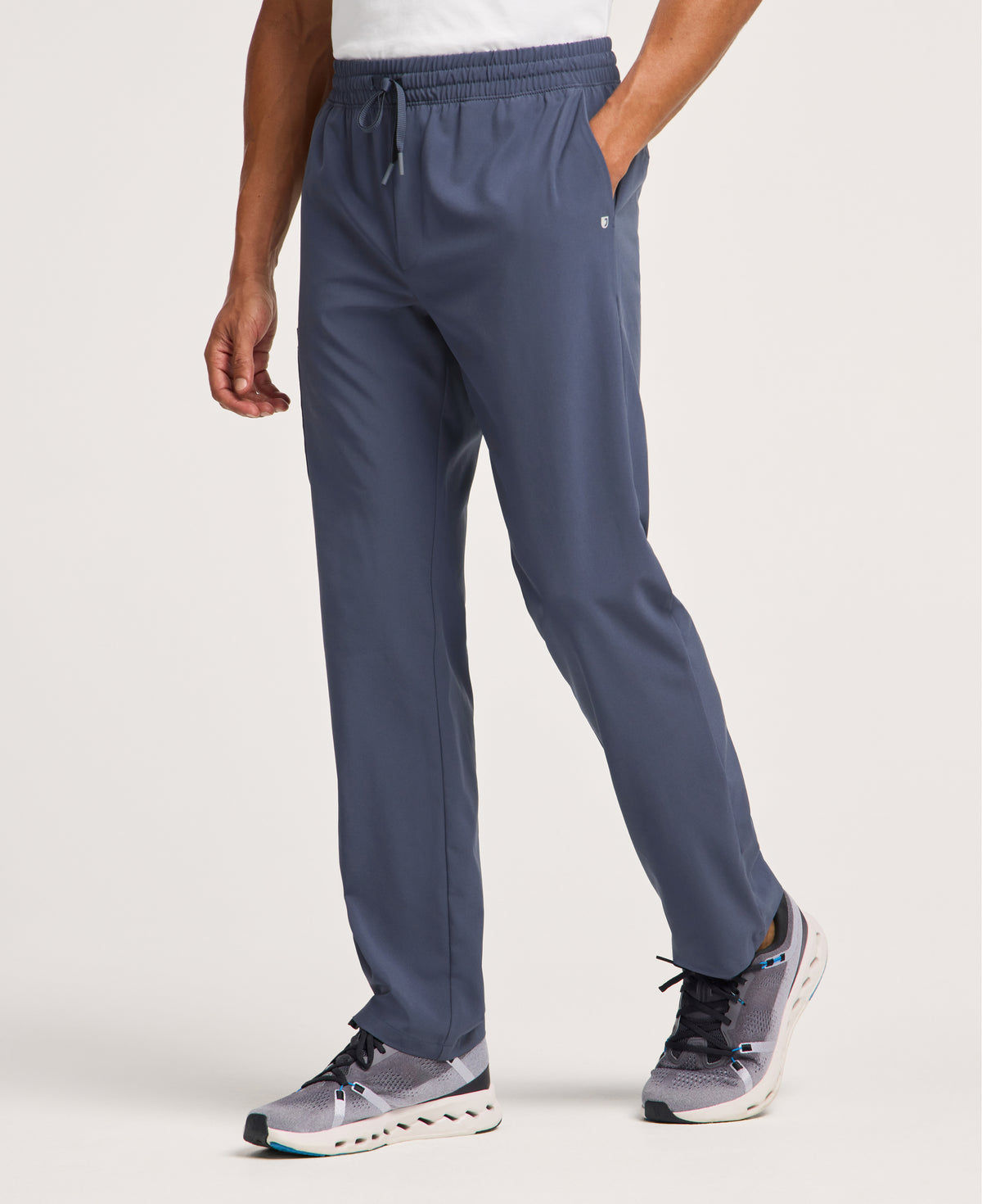 Jaanuu Brooks Straight-Leg Scrub Pant in Carbon Gray, product photo 1 of 6