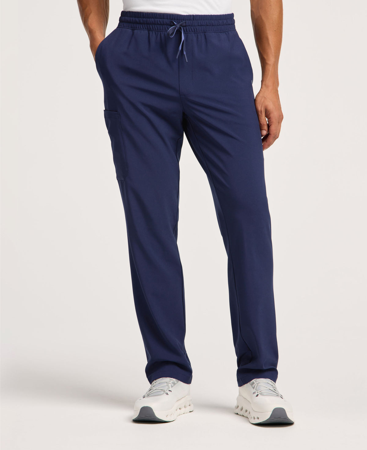 Jaanuu Brooks Straight-Leg Scrub Pant in Midnight Navy, product photo 2 of 6