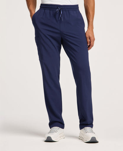 Jaanuu Brooks Straight-Leg Scrub Pant in Midnight Navy, product photo 2 of 6