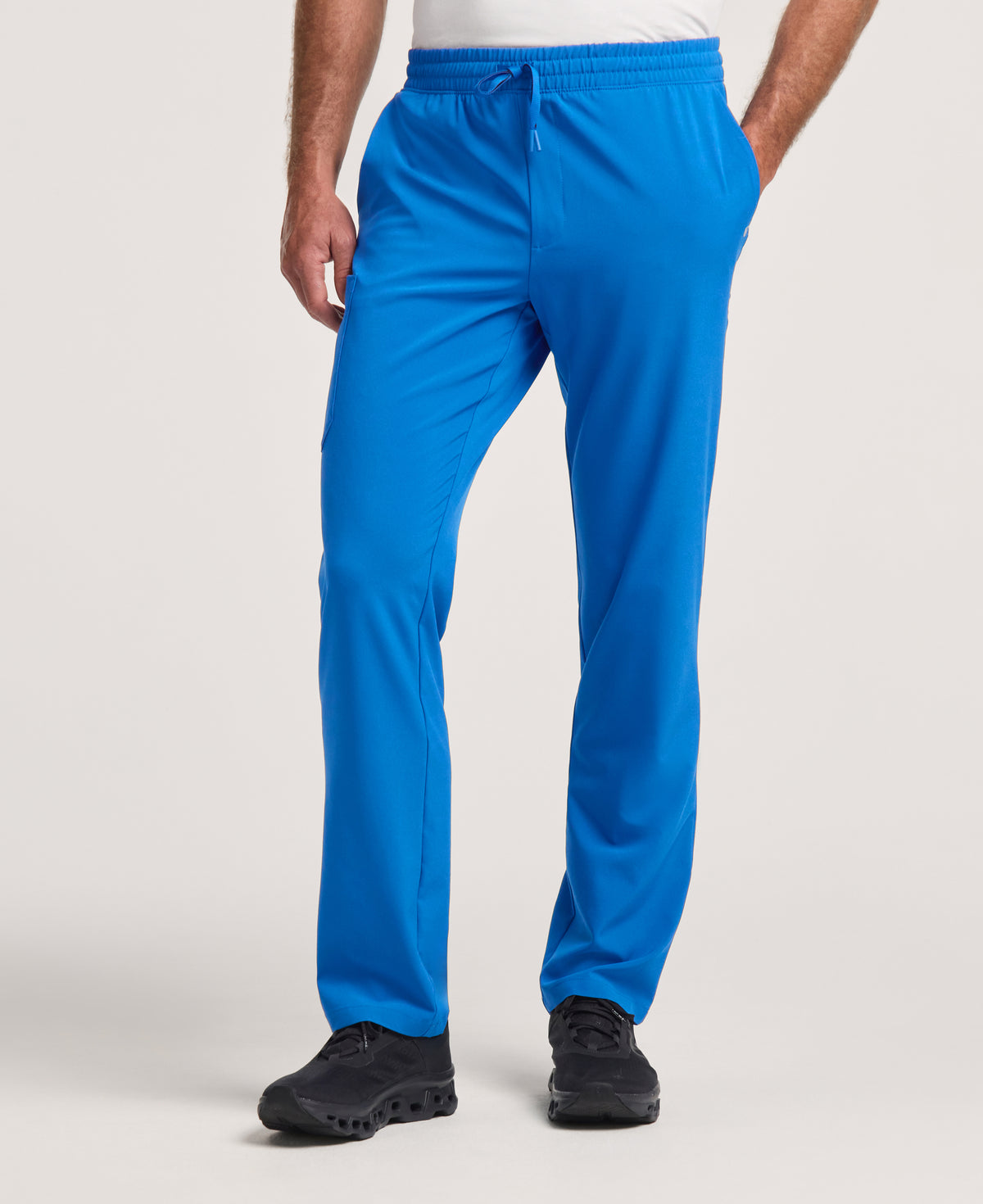 Jaanuu Brooks Straight-Leg Scrub Pant in Royal Blue, product photo 1 of 6