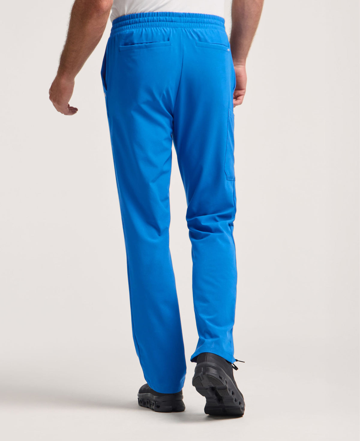 Jaanuu Brooks Straight-Leg Scrub Pant in Royal Blue, product photo 5 of 6