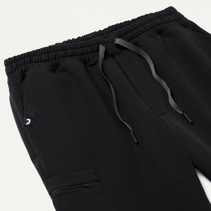 Osmo Slim 8-Pocket Scrub Jogger - Black