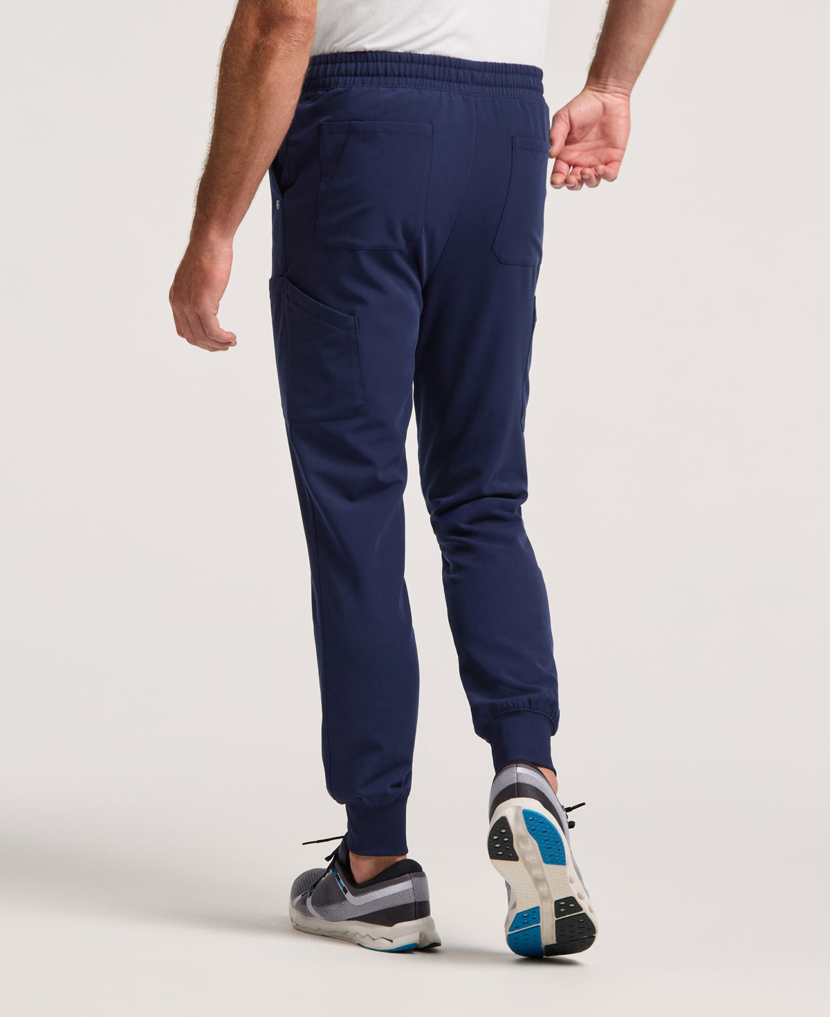 Jaanuu Osmo Slim 8-Pocket Scrub Jogger in Midnight Navy, product photo 5 of 6