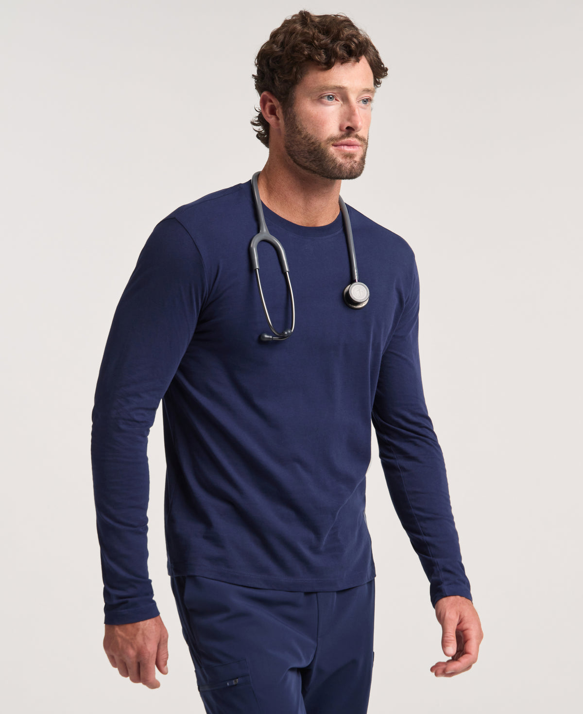 Jaanuu Regenˣ Cotton Underscrub in Midnight Navy, product photo 2 of 6
