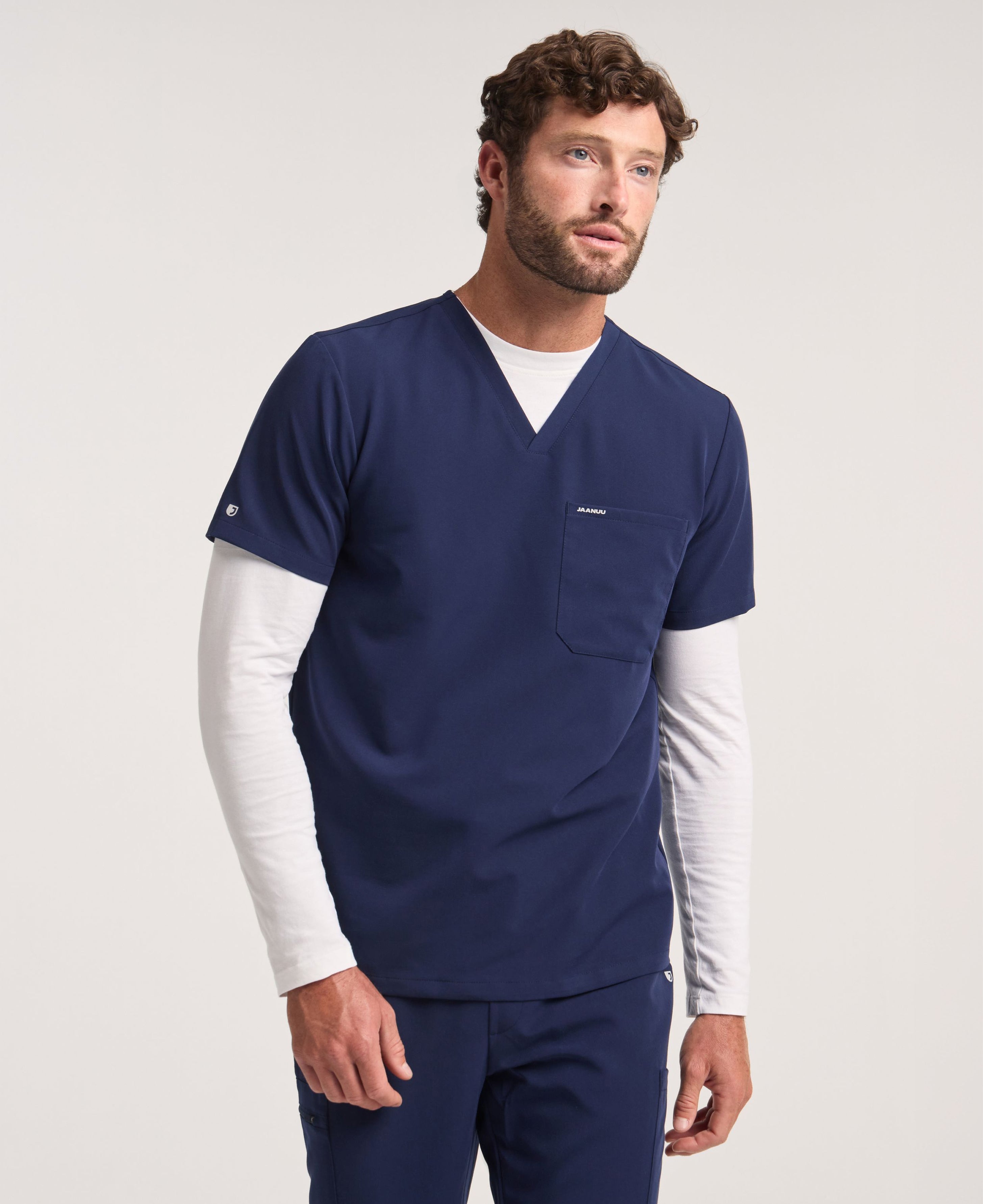 Jaanuu Regenˣ Cotton Underscrub in White, product photo 6 of 6