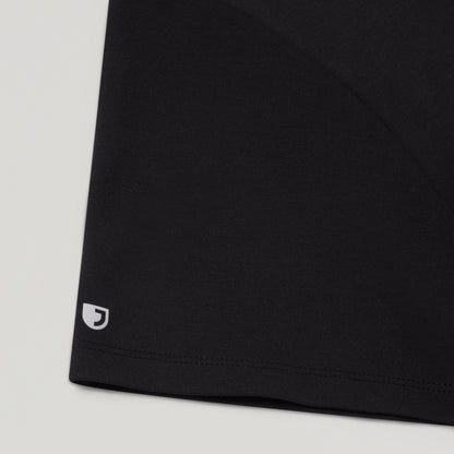 Finn Crewneck UltraSOFT Scrub Top - Black