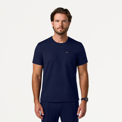 Finn Crewneck UltraSOFT Scrub Top - Midnight Navy