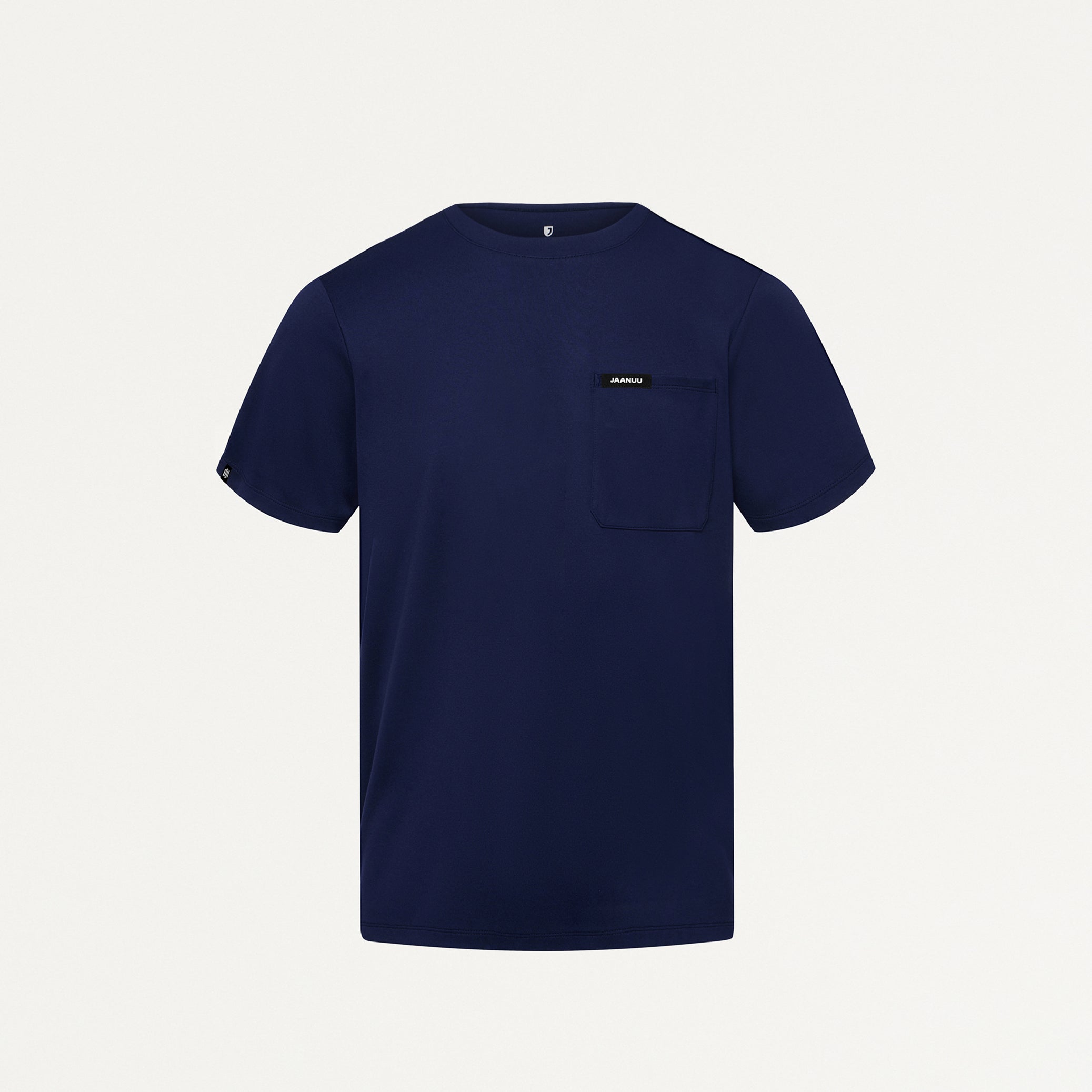 Finn Crewneck ULTRAsoft Scrub Top - Midnight Navy