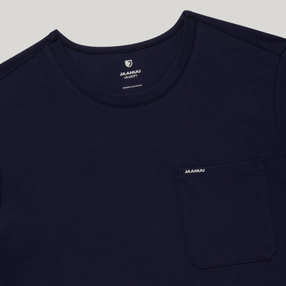 Finn Crewneck UltraSOFT Scrub Top - Midnight Navy