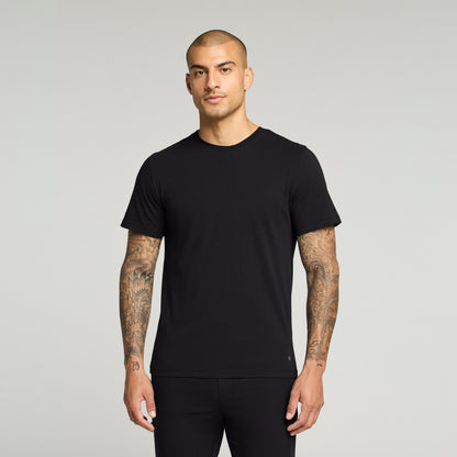 Regenˣ Short-Sleeve Cotton Underscrub - Black