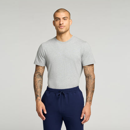 Regenˣ Short-Sleeve Cotton Underscrub - Heather Gray