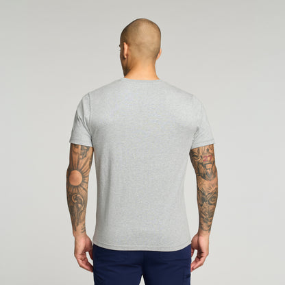Regenˣ Short-Sleeve Cotton Underscrub - Heather Gray