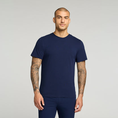 Regenˣ Short-Sleeve Cotton Underscrub - Midnight Navy