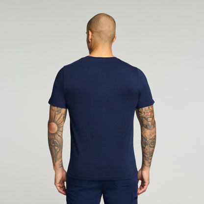 Regenˣ Short-Sleeve Cotton Underscrub - Midnight Navy