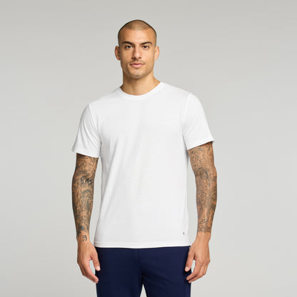 Regenˣ Short-Sleeve Cotton Underscrub - White