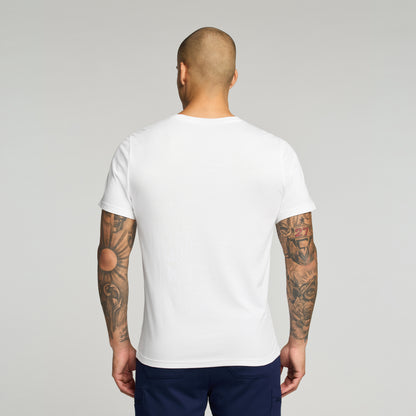 Regenˣ Short-Sleeve Cotton Underscrub - White
