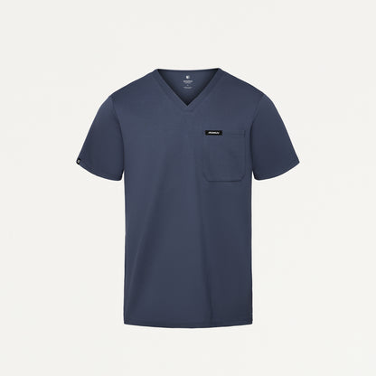 Asher Slim UltraSOFT Scrub Top - Carbon Gray