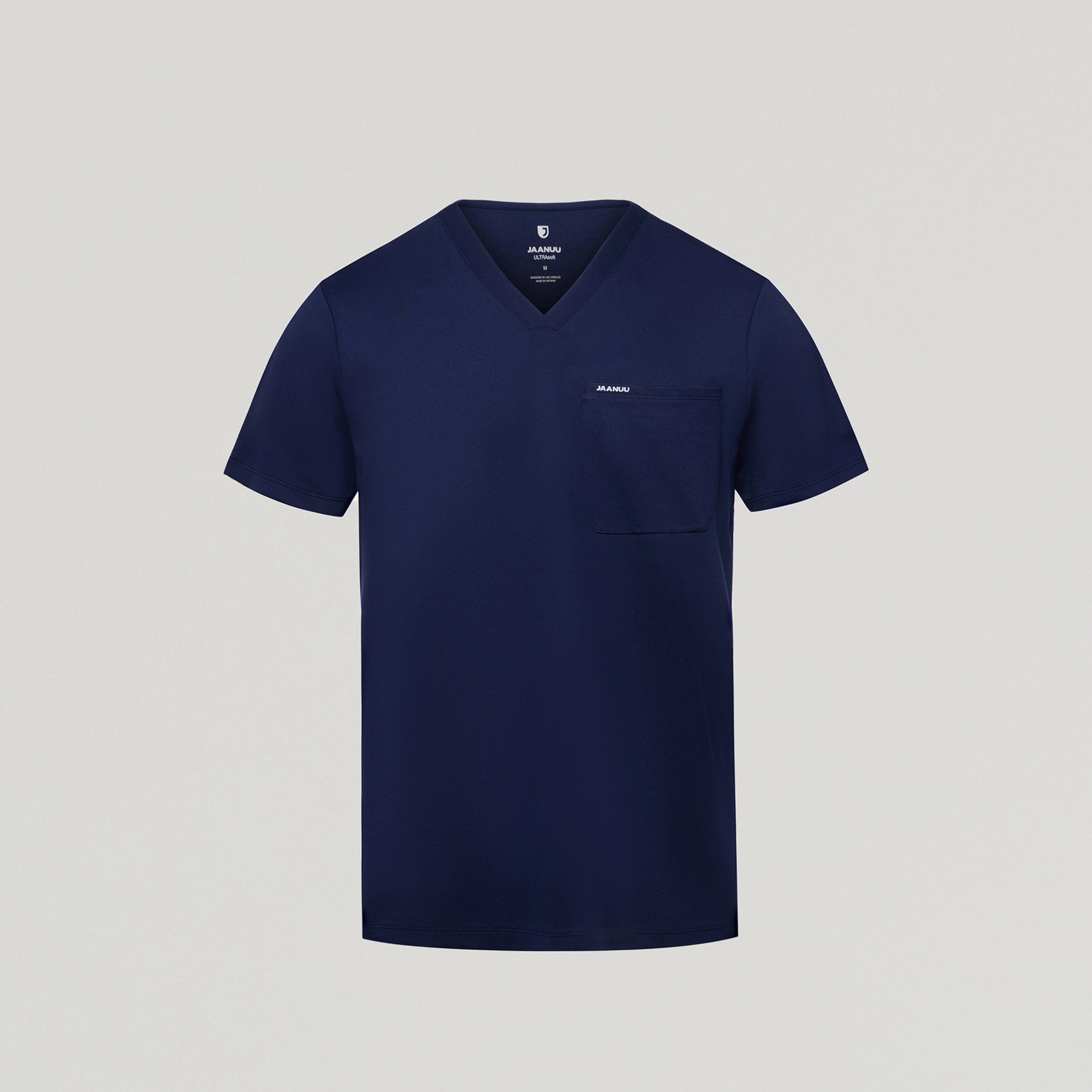 Asher Slim Scrub Top - Midnight Navy