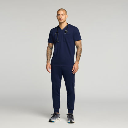 Asher Slim UltraSOFT™ Scrub Top - Midnight Navy