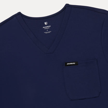 Asher Slim UltraSOFT Scrub Top - Midnight Navy