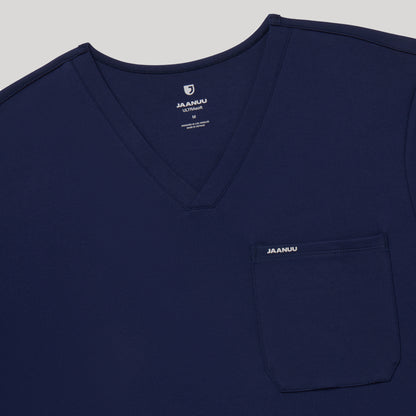 Asher Slim UltraSOFT™ Scrub Top - Midnight Navy