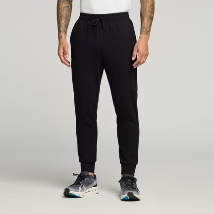 Ollie Slim Cargo Scrub Jogger - Black