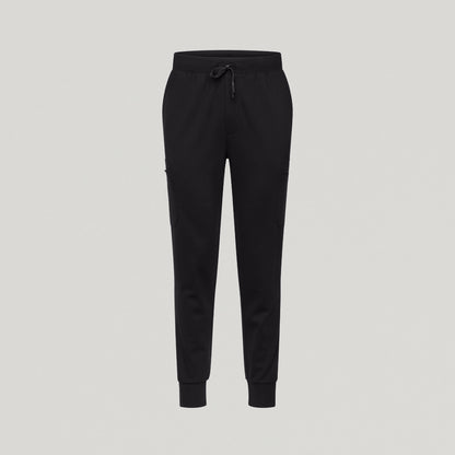 Ollie Slim UltraSOFT™ Cargo Scrub Jogger - Black