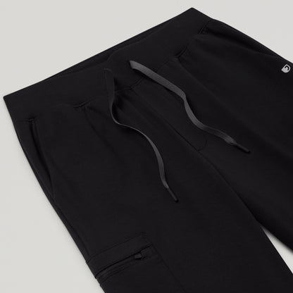 Ollie Slim UltraSOFT™ Cargo Scrub Jogger - Black