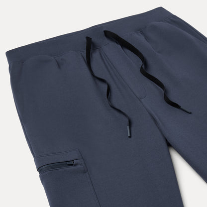 Ollie Slim UltraSOFT Cargo Scrub Jogger - Carbon Gray