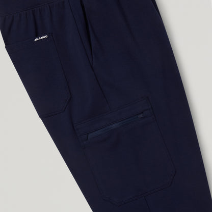 Ollie Slim UltraSOFT™ Cargo Scrub Jogger - Midnight Navy