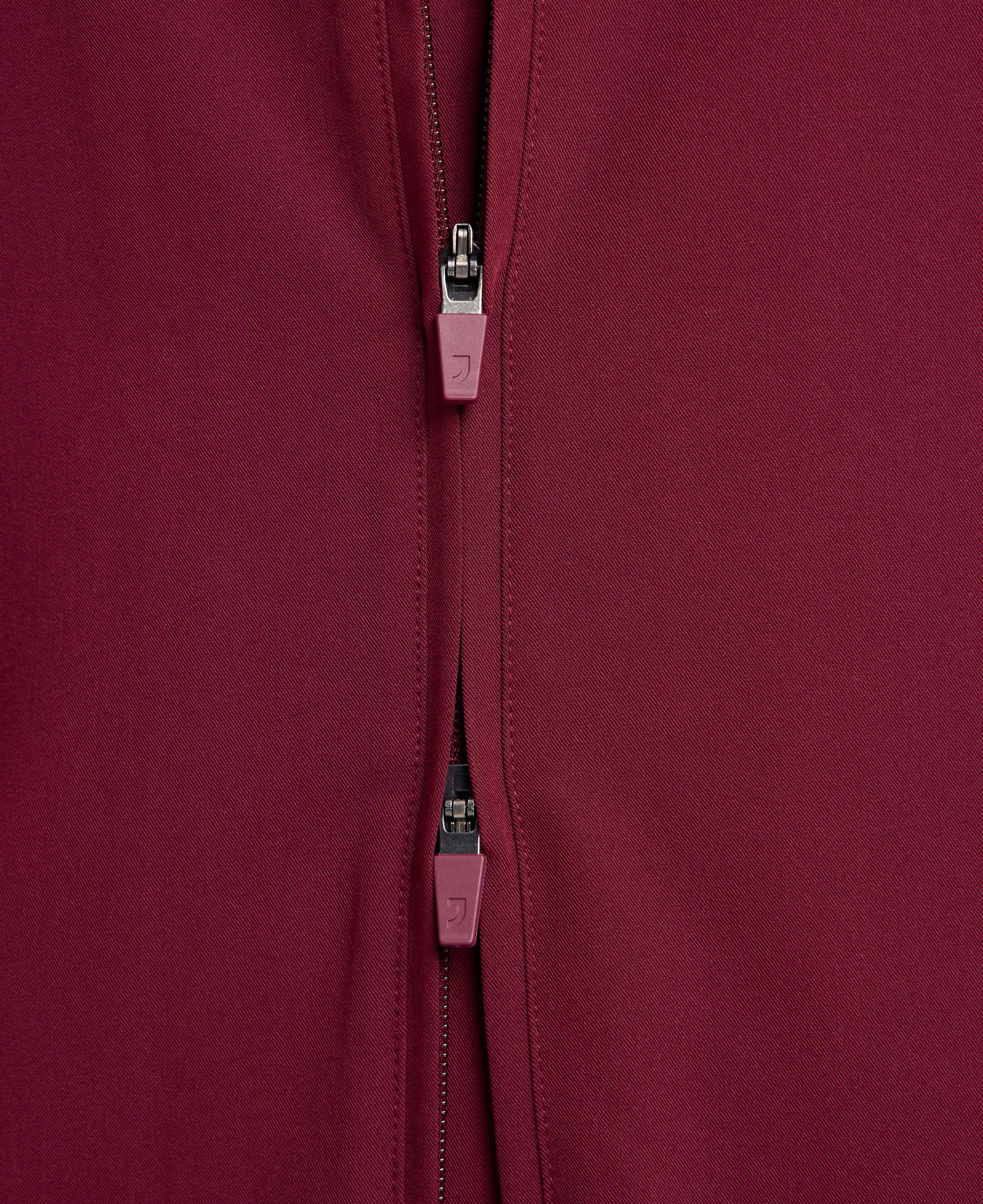 Jaanuu Wolfe 6-Pocket Scrub Jacket in Burgundy, product photo 4 of 6
