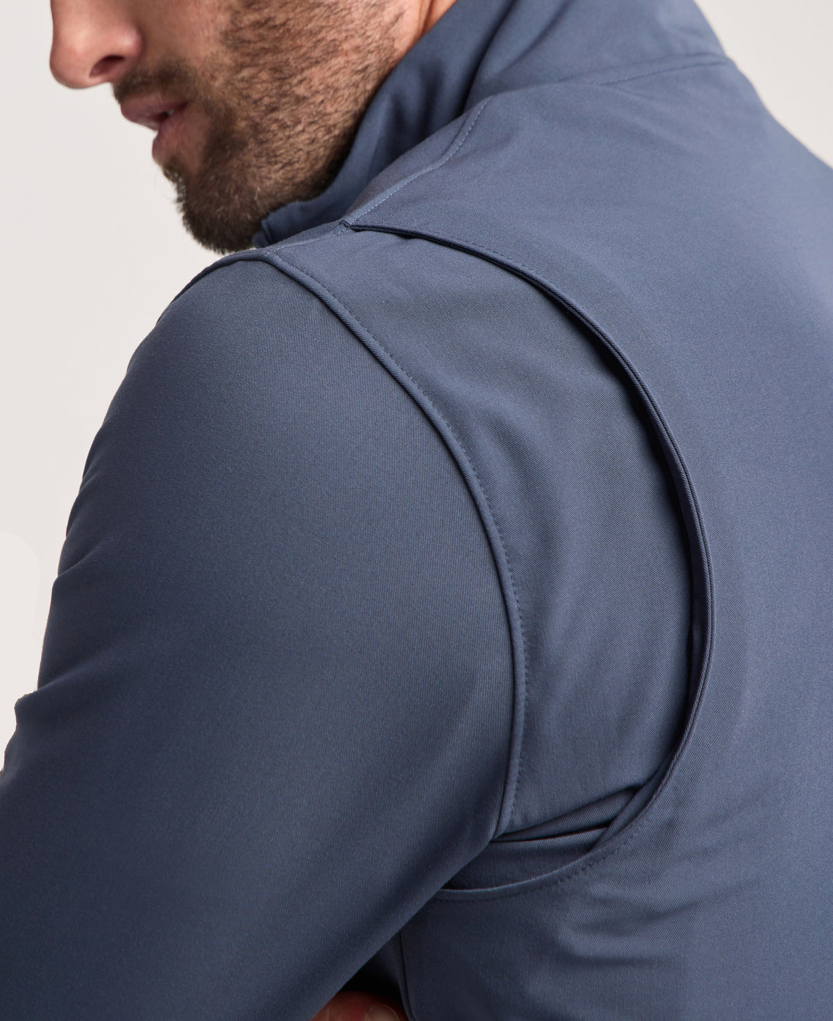 Jaanuu Wolfe 6-Pocket Scrub Jacket in Carbon Gray, product photo 3 of 6