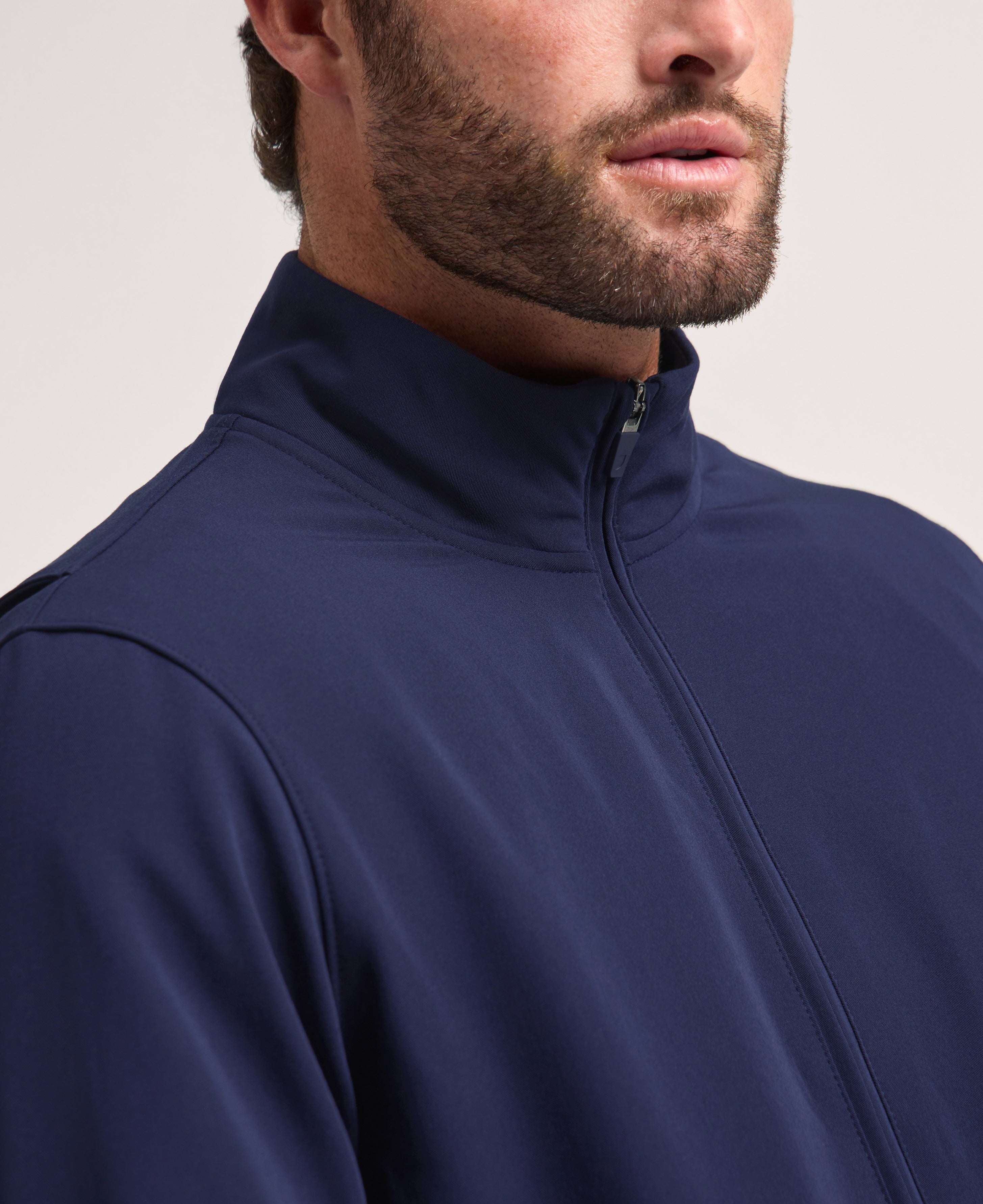 Jaanuu Wolfe 6-Pocket Scrub Jacket in Midnight Navy, product photo 3 of 6