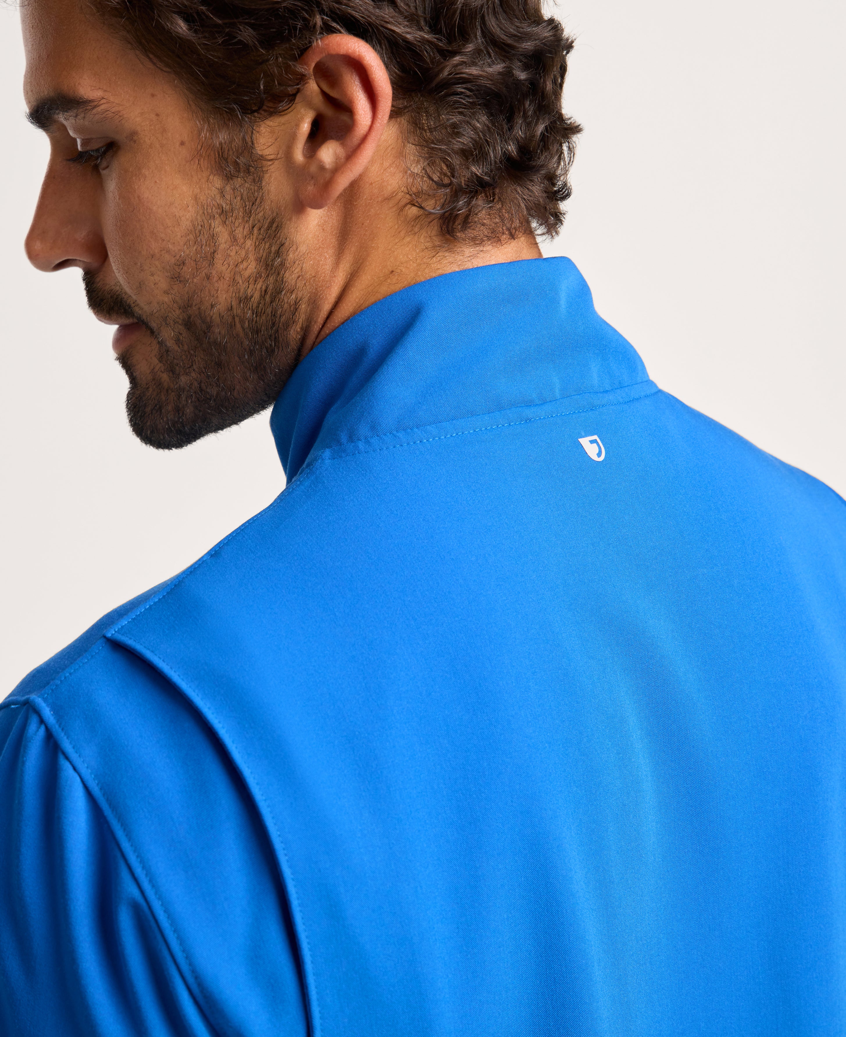 Jaanuu Wolfe 6-Pocket Scrub Jacket in Royal Blue, product photo 4 of 6