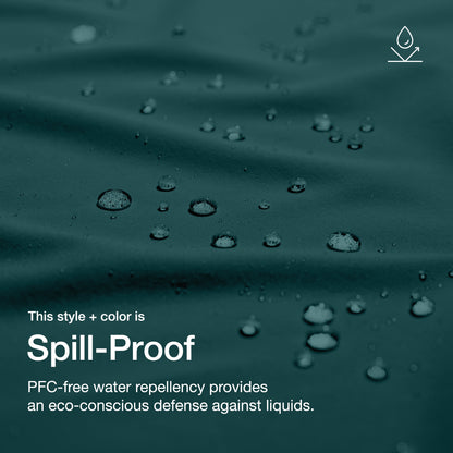 Savi Tuck-In Stand-Collar Scrub Top - Midnight Green