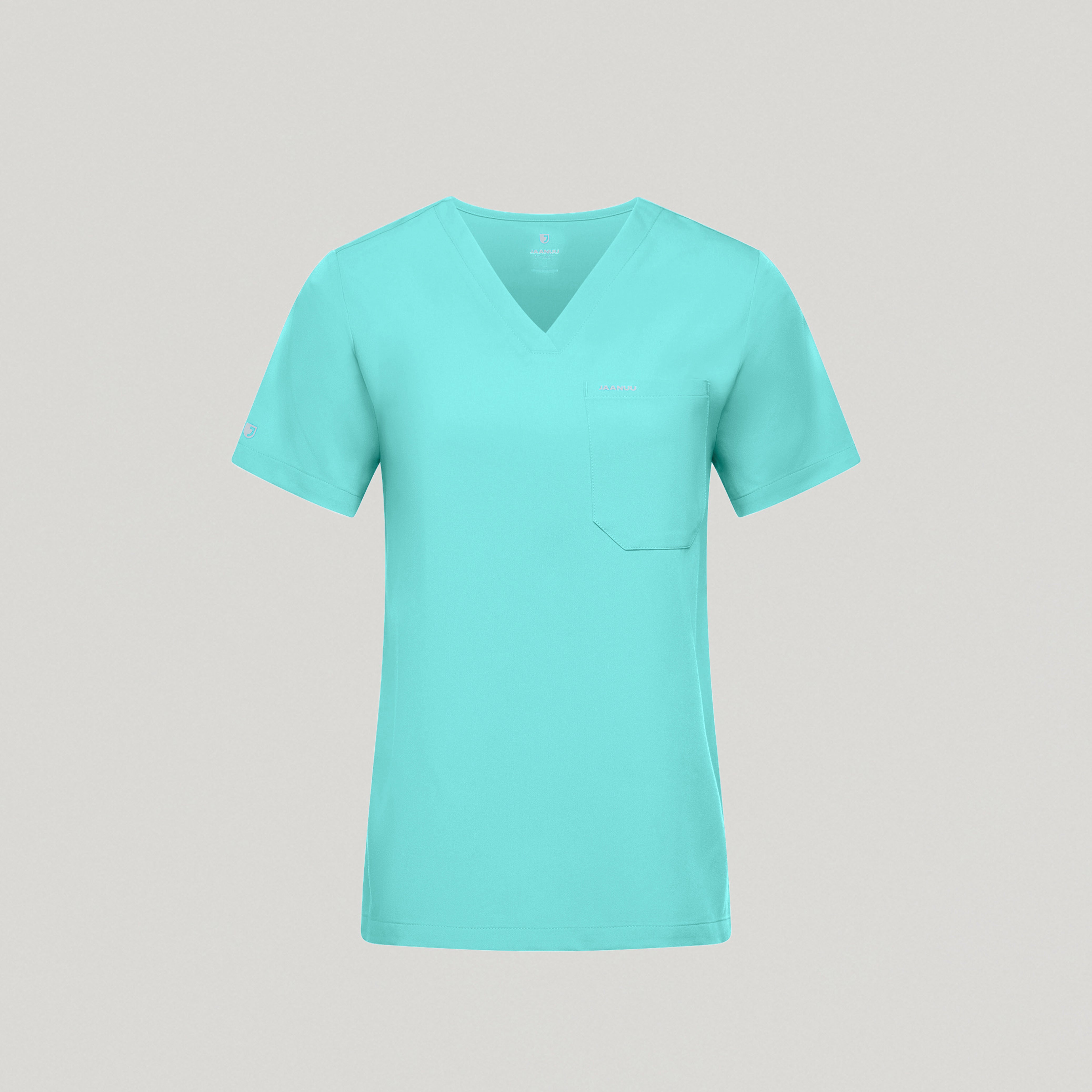 Rhena Essential 1-Pocket Scrub Top - Surf