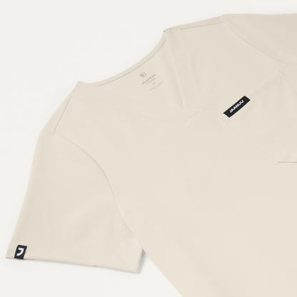 Rhena Essential 1-Pocket Scrub Top - Birch