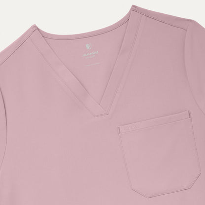 Rhena Essential 1-Pocket Scrub Top - Blossom