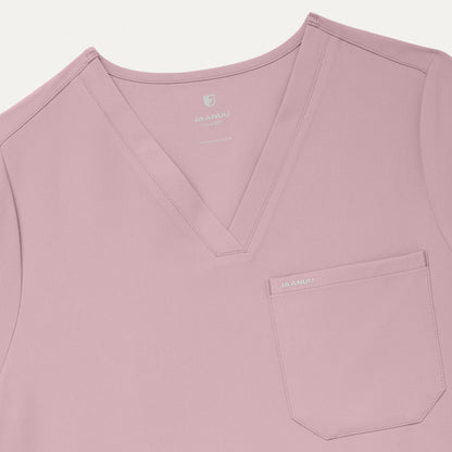 Rhena Essential 1-Pocket Scrub Top - Blossom