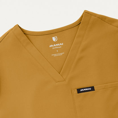 Rhena Essential 1-Pocket Scrub Top - Cider