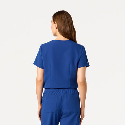 Rhena Essential 1-Pocket Scrub Top - Galaxy