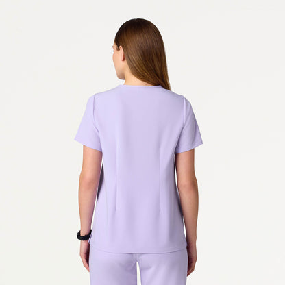 Rhena Essential 1-Pocket Scrub Top - Lavender