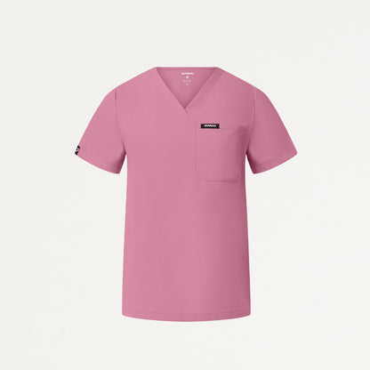 Rhena Essential 1-Pocket Scrub Top - Orchid