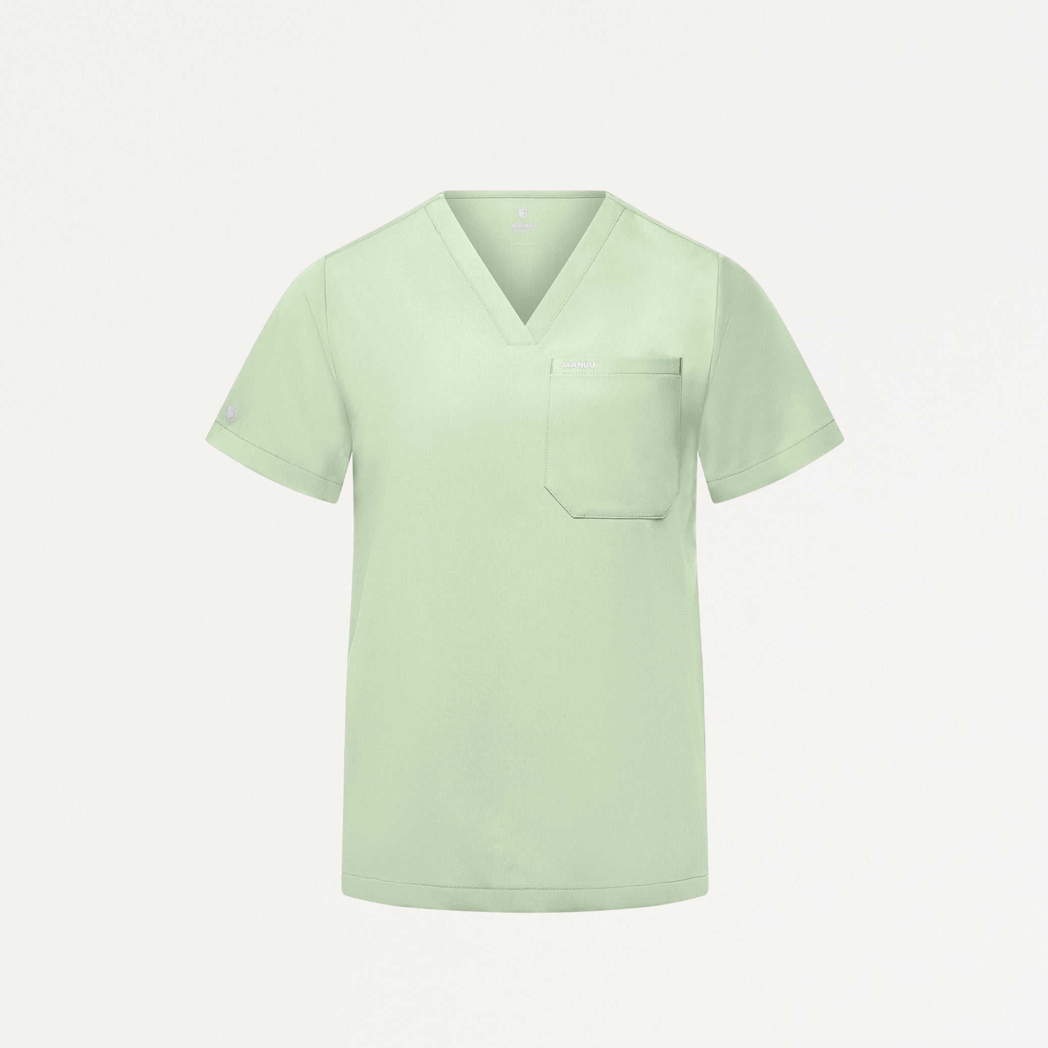 Rhena Essential 1-Pocket Scrub Top - Mint