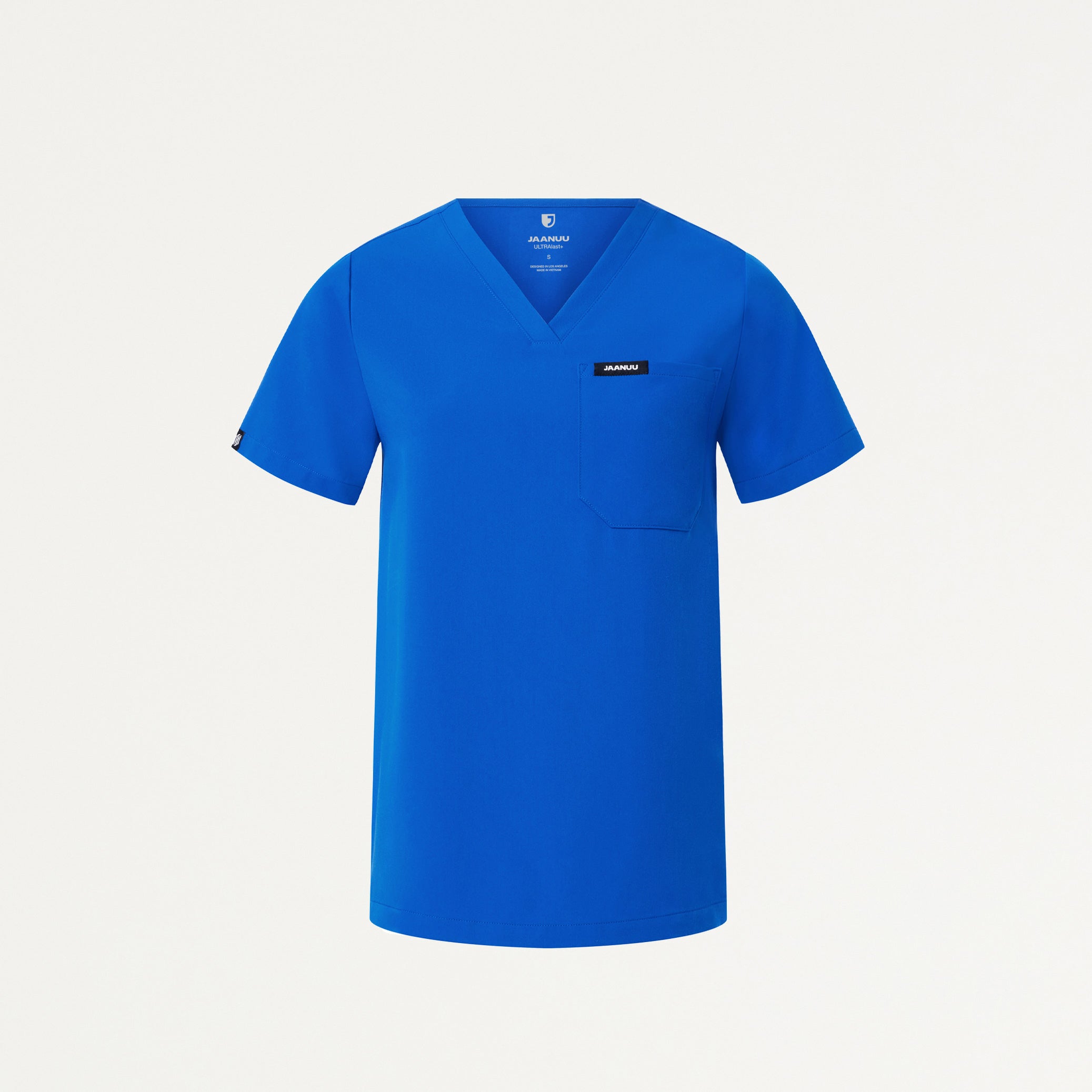 Rhena Essential 1-Pocket Scrub Top - Royal Blue