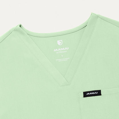 Rhena Essential 1-Pocket Scrub Top - Pistachio